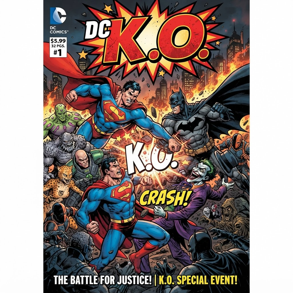 DC K.O. — capa em destaque